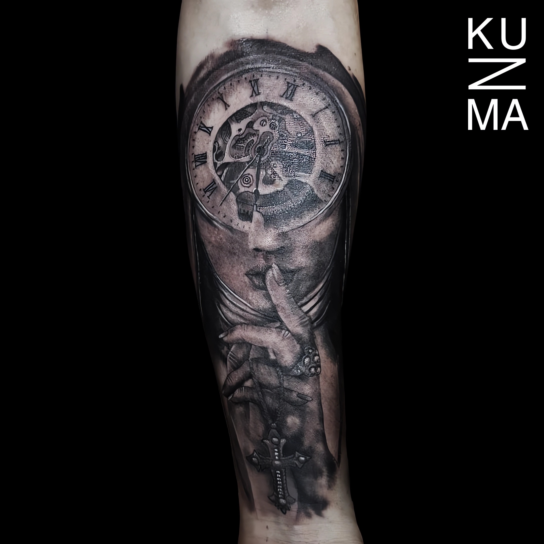 Портрет тату Москва — KuzmaTattoo